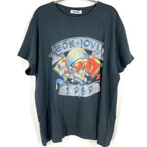 Daydreamer Bon Jovi 1989 Tour Tee in Vintage Black Size 3X NWT